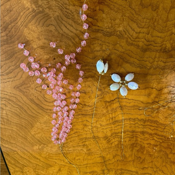 Artificial beaded flower stems - Picture 3 of 3